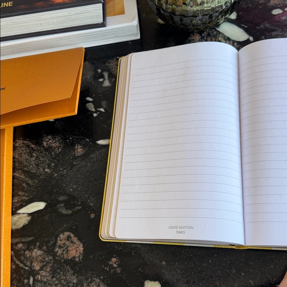 Louis Vuitton Jane Vibrant Orange and Yellow Notebook - Picture 4 of 5